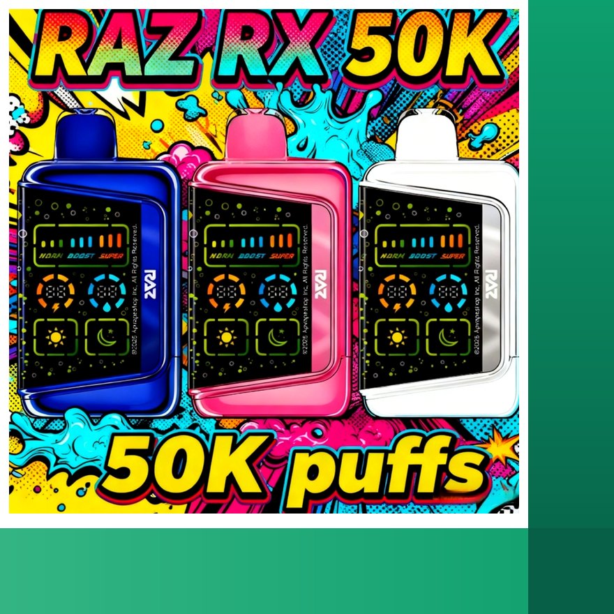 RAZ RX 50K Dew Edition disposable vape