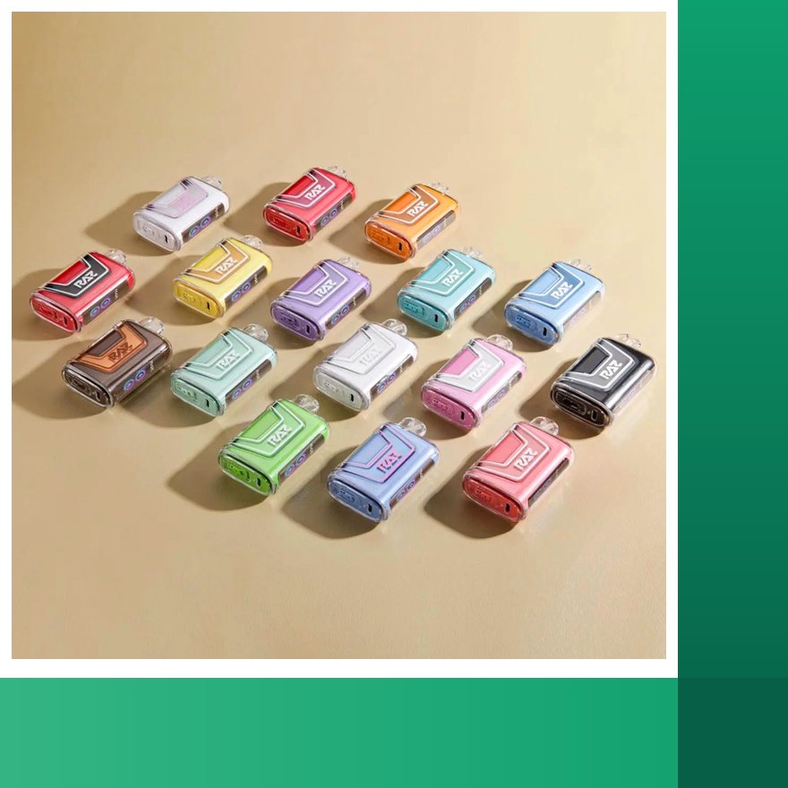 RAZ TN9000 disposable vape in multiple colors